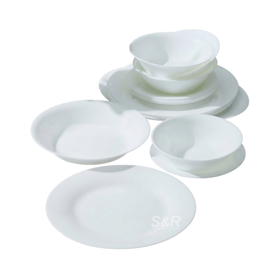 Simply White 14 Piecs Dinnerware Set